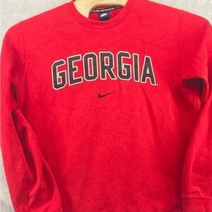 Nike Red Georgia Crewneck Sweater